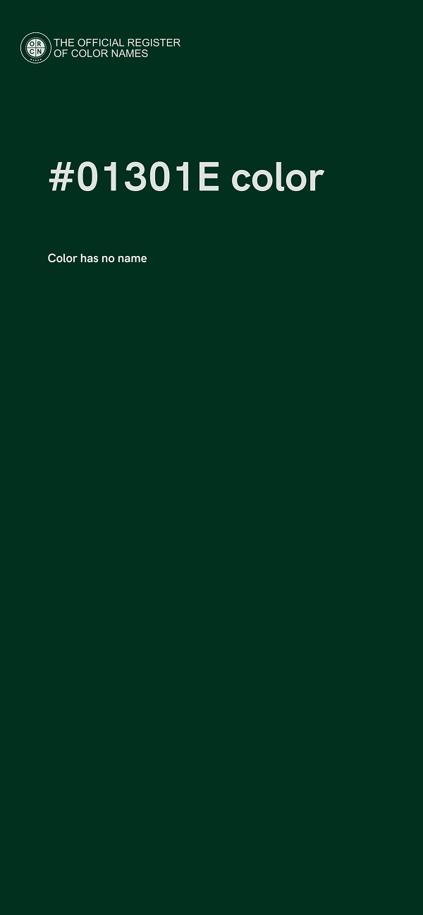 #01301E color image