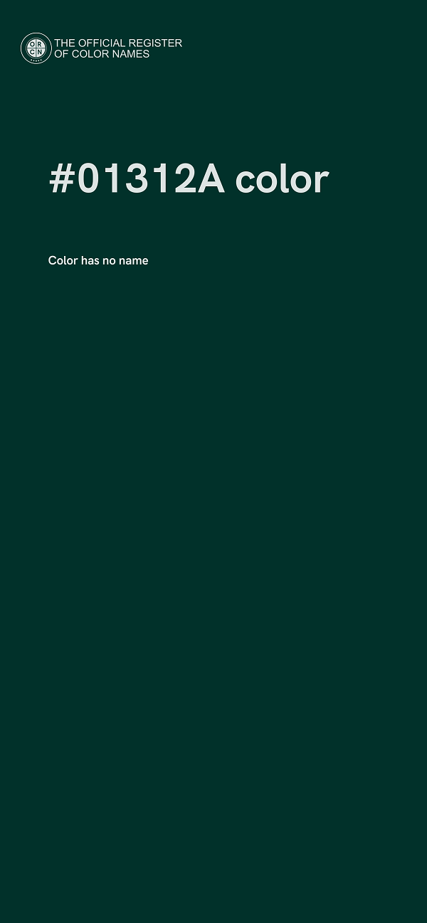 #01312A color image
