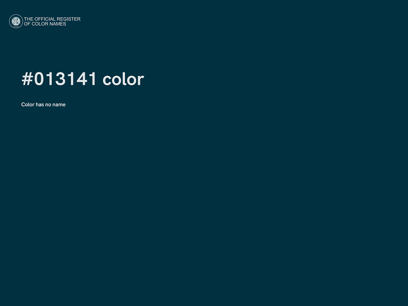 #013141 color image