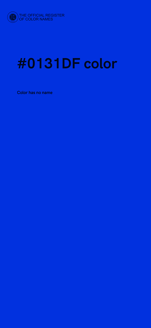 #0131DF color image