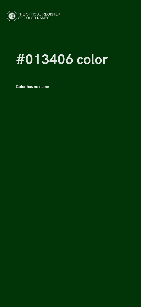 #013406 color image