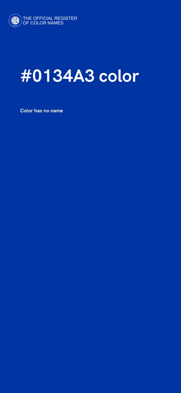 #0134A3 color image