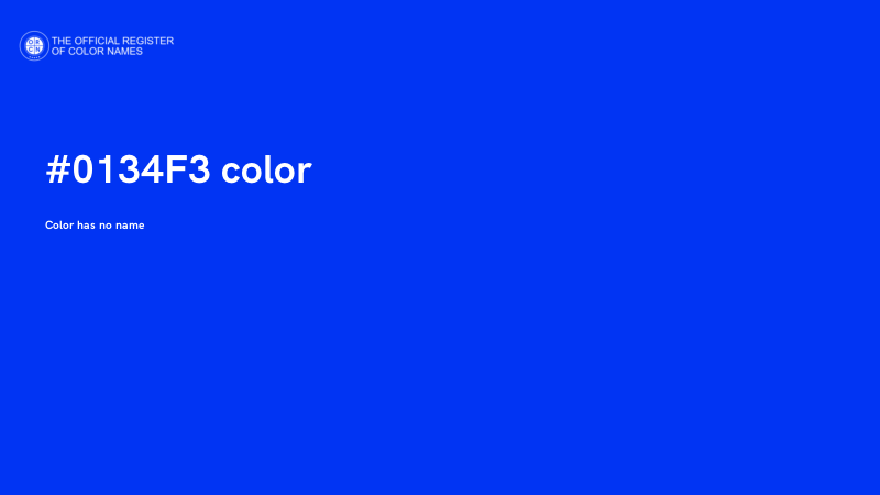#0134F3 color image