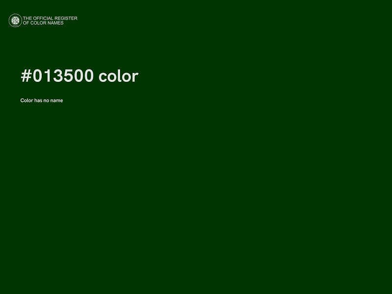 #013500 color image