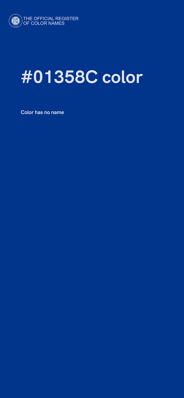 #01358C color image