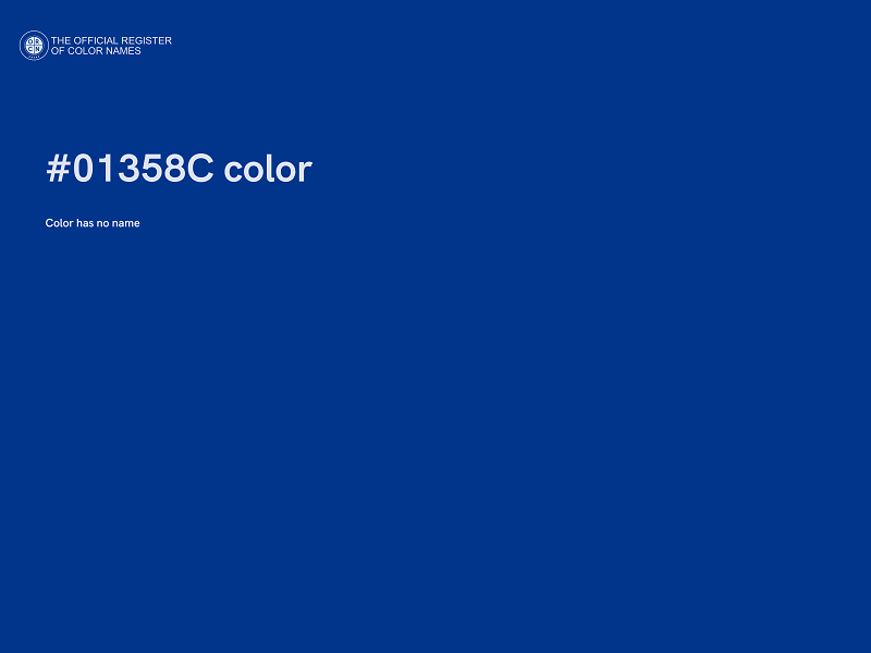#01358C color image