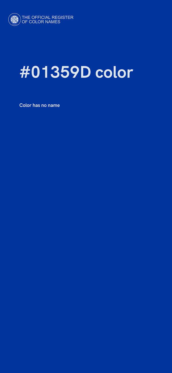#01359D color image