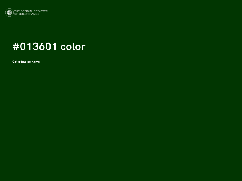 #013601 color image