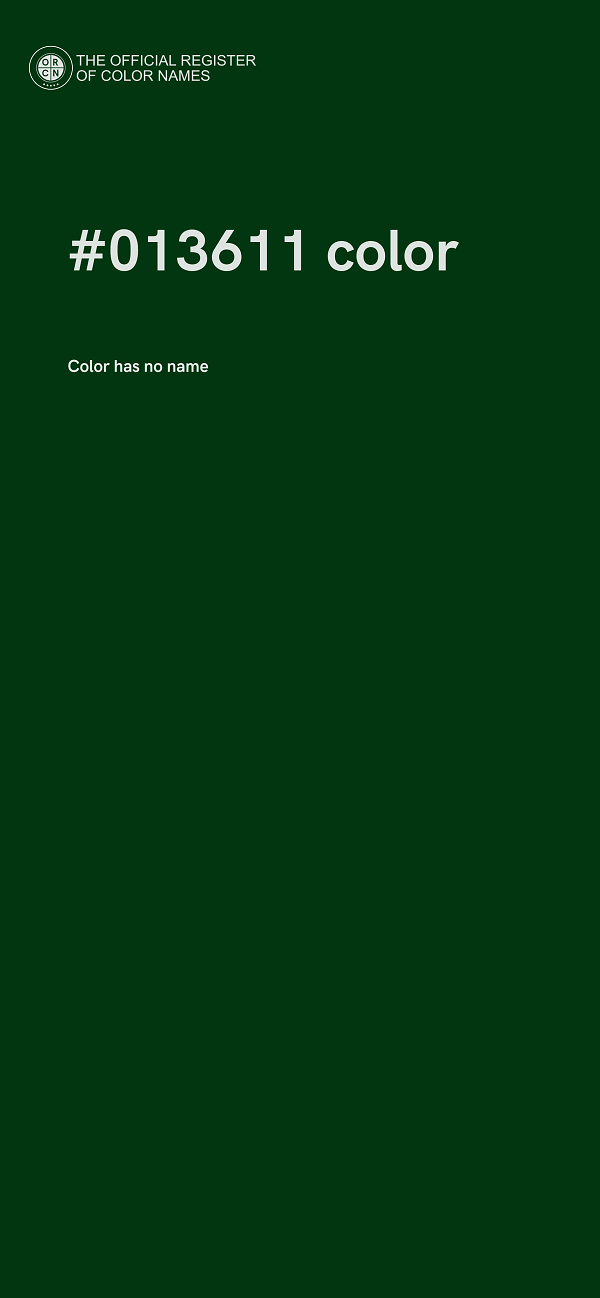 #013611 color image