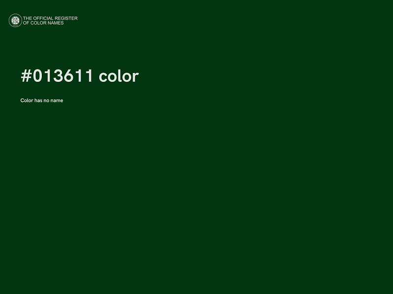#013611 color image