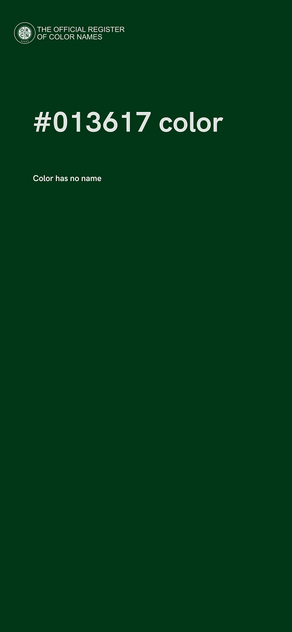 #013617 color image