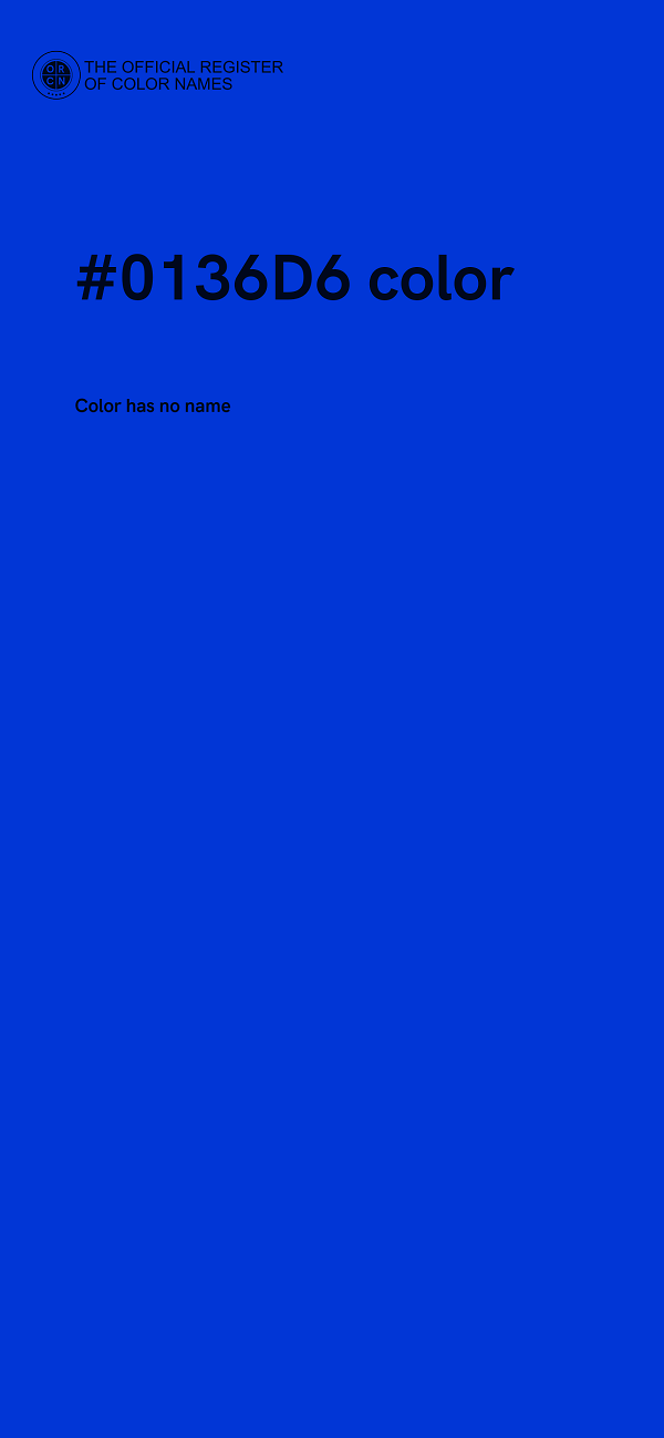 #0136D6 color image