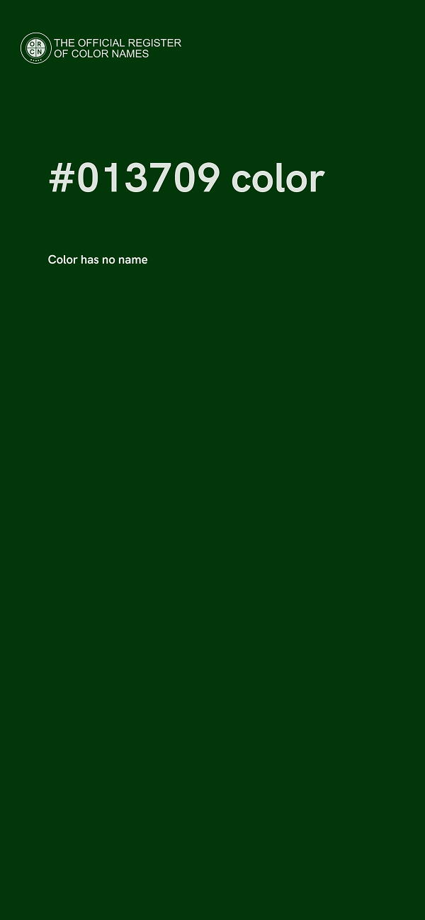 #013709 color image