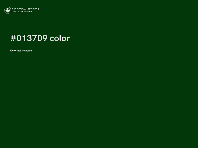 #013709 color image