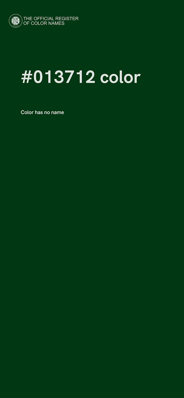 #013712 color image