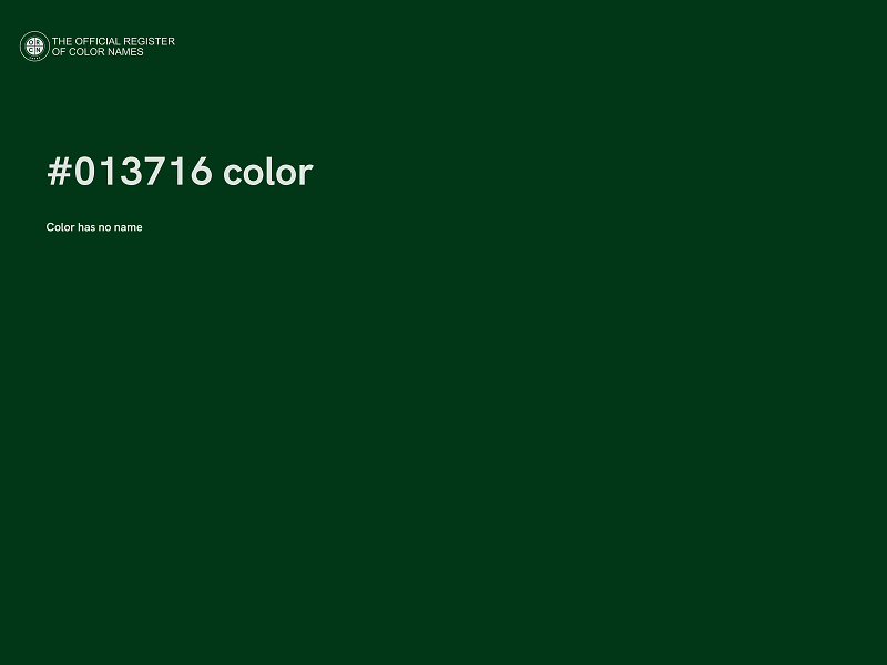 #013716 color image
