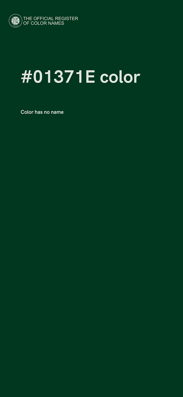 #01371E color image