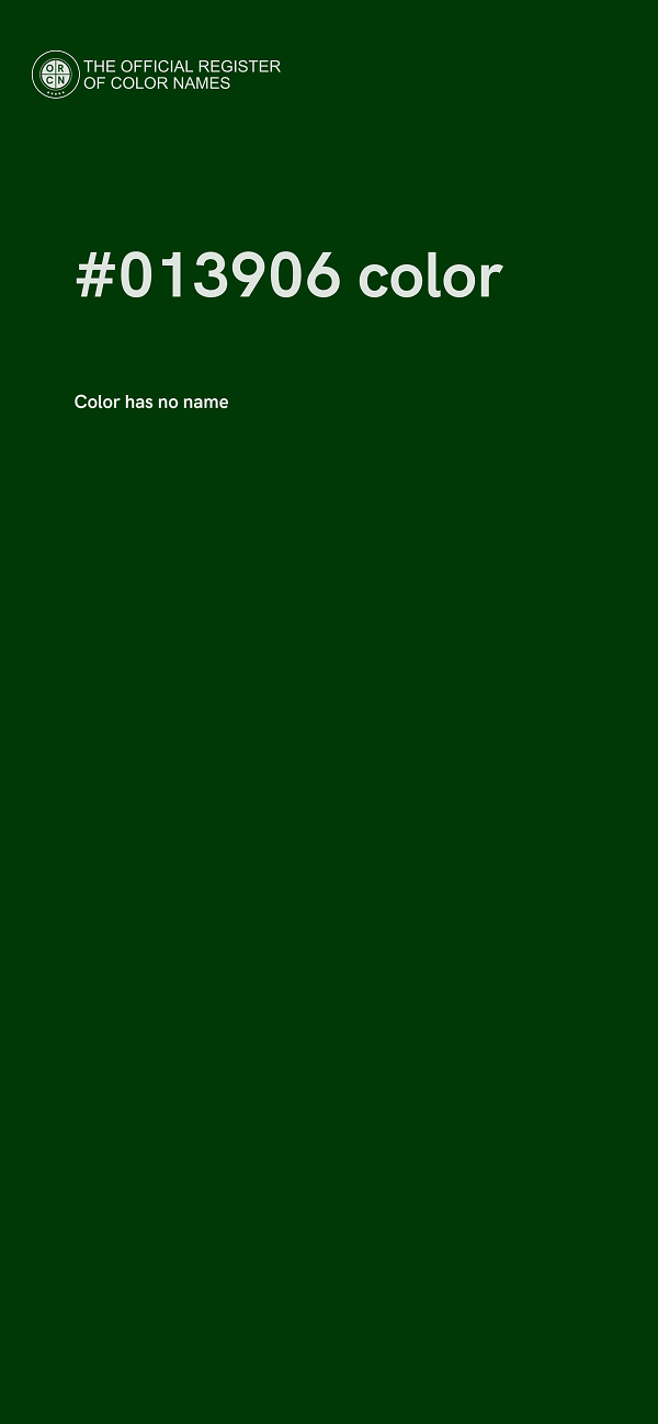 #013906 color image