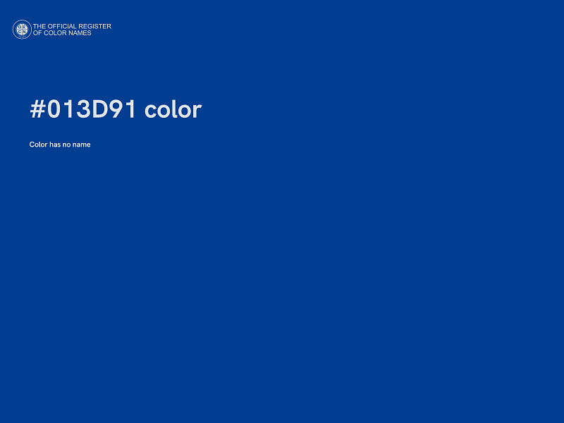 #013D91 color image