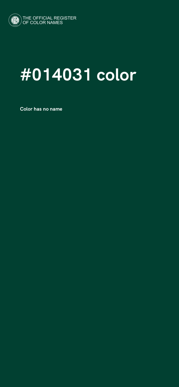 #014031 color image