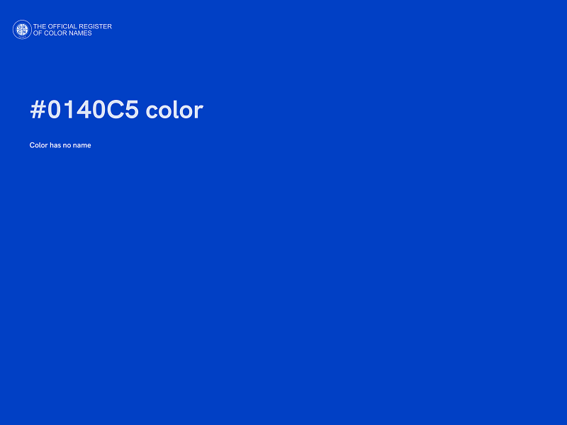 #0140C5 color image