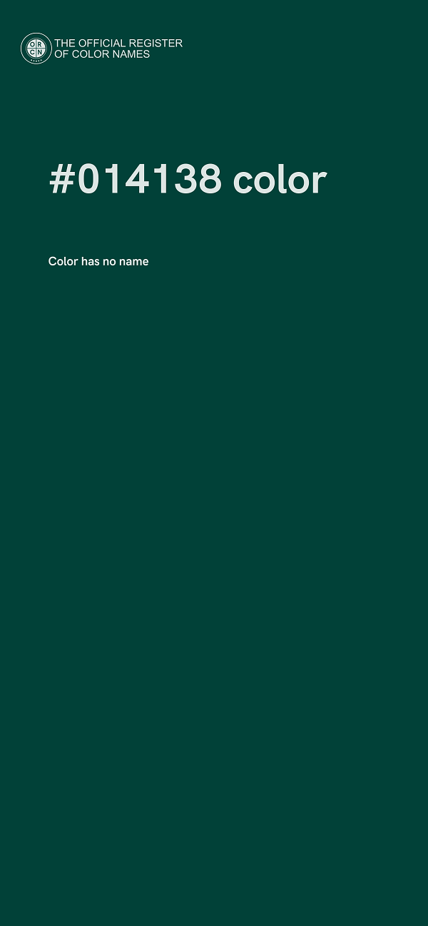#014138 color image