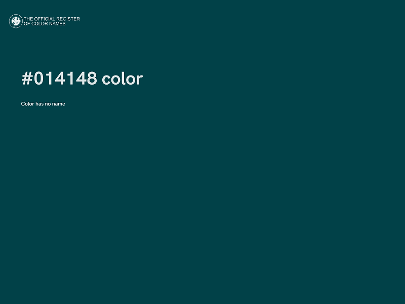 #014148 color image