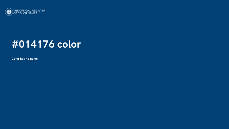 #014176 color image