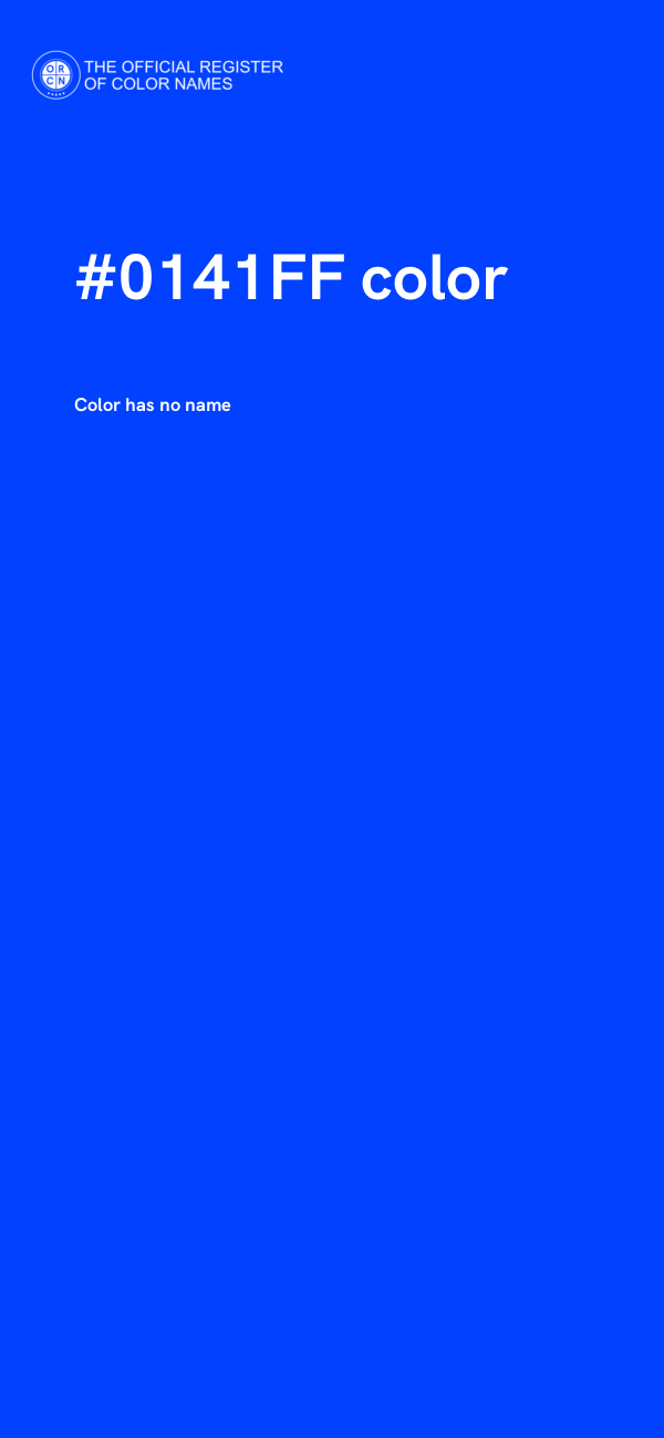 #0141FF color image