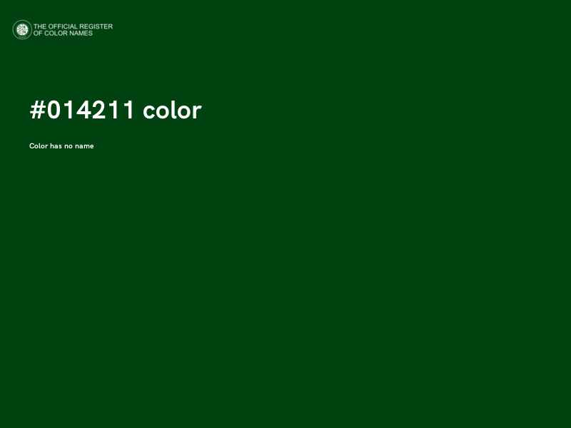 #014211 color image