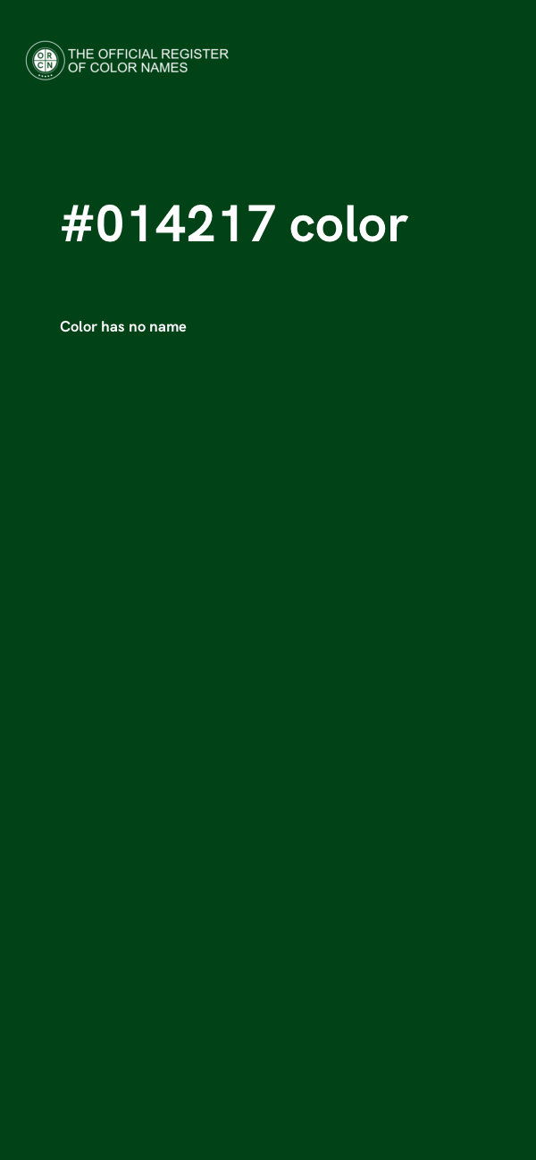 #014217 color image