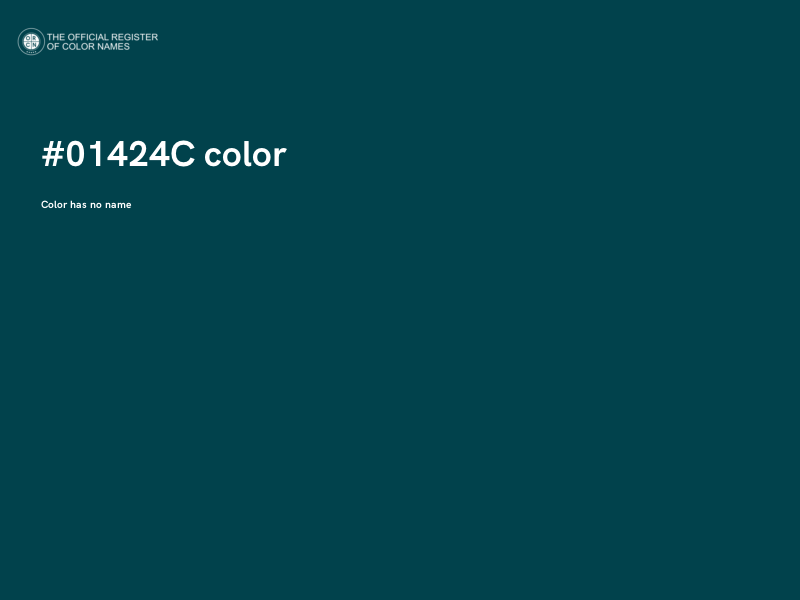 #01424C color image