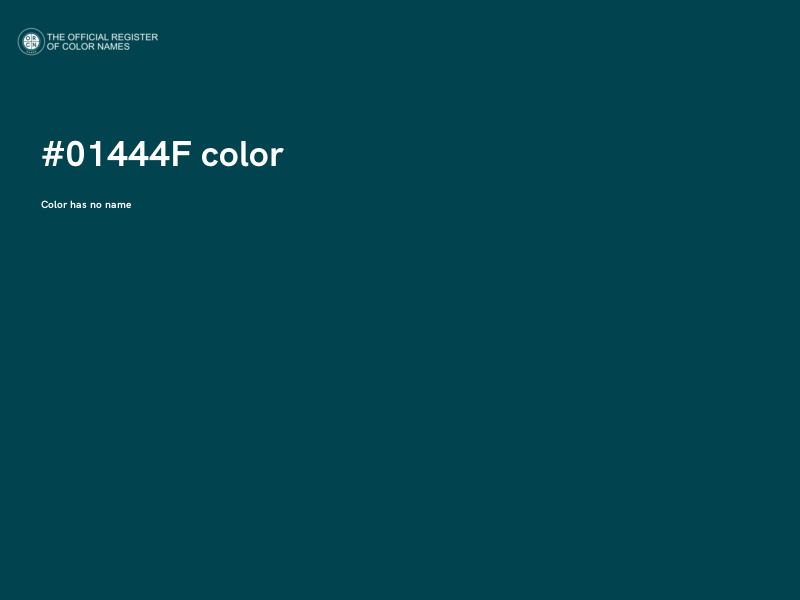 #01444F color image