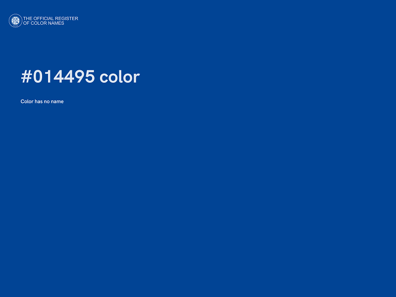 #014495 color image