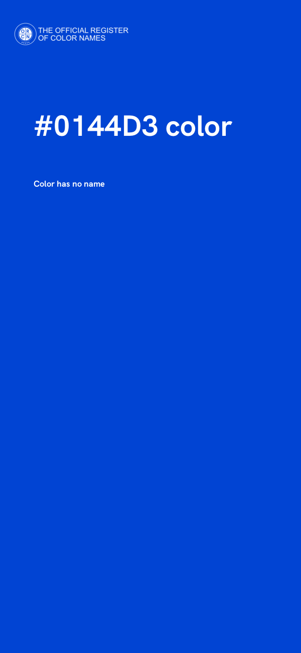 #0144D3 color image