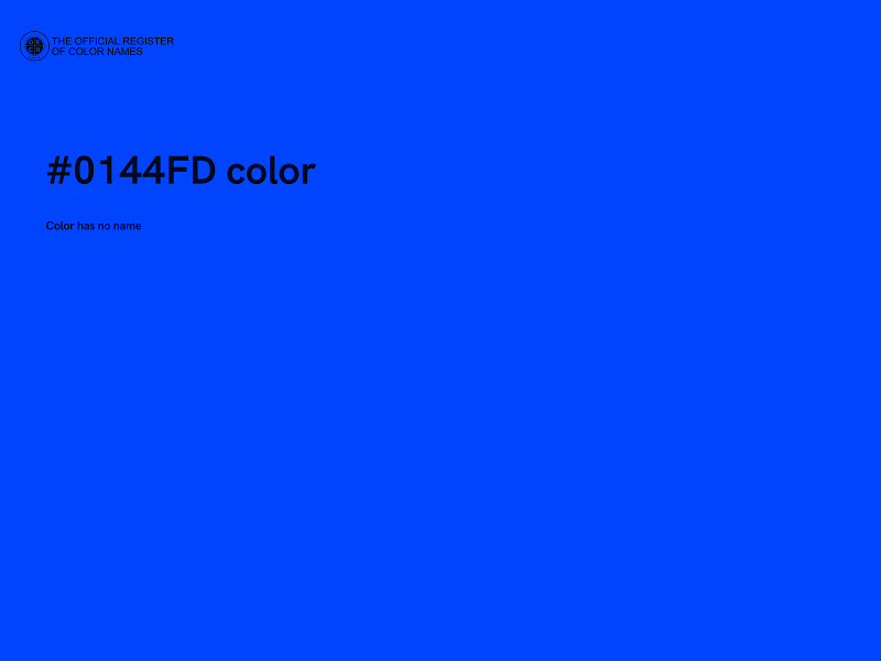 #0144FD color image