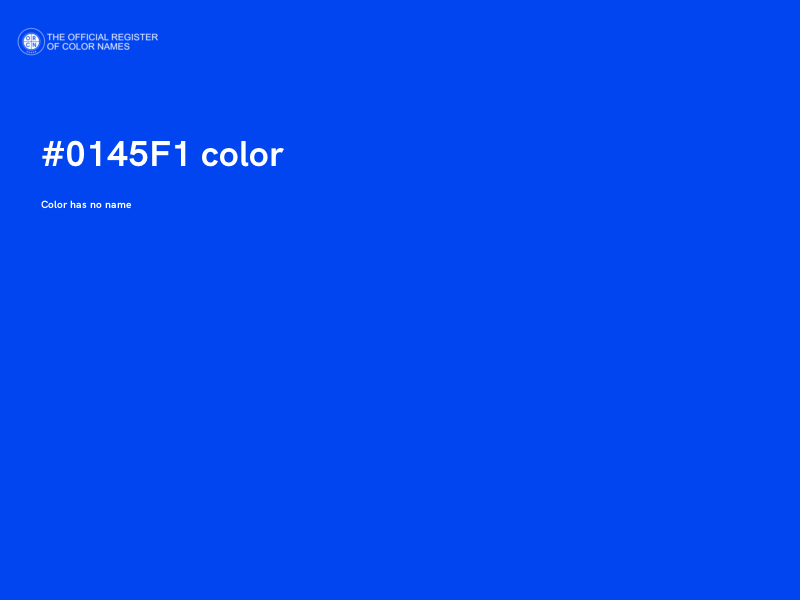 #0145F1 color image
