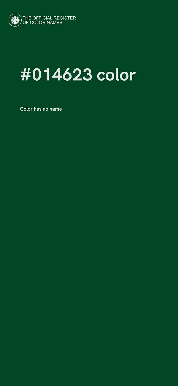 #014623 color image