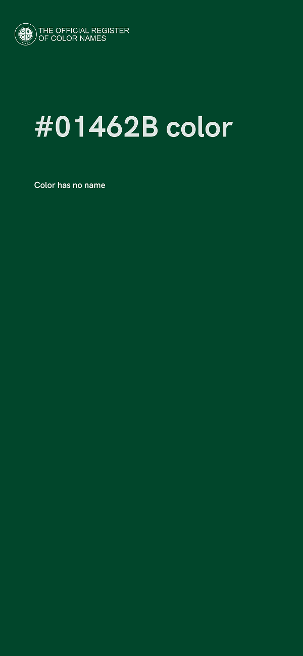 #01462B color image