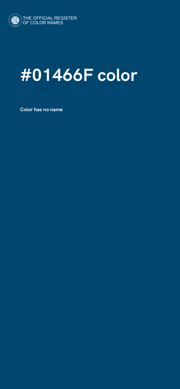 #01466F color image