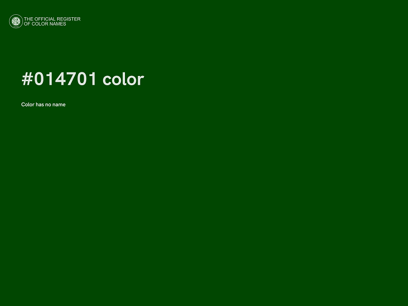 #014701 color image