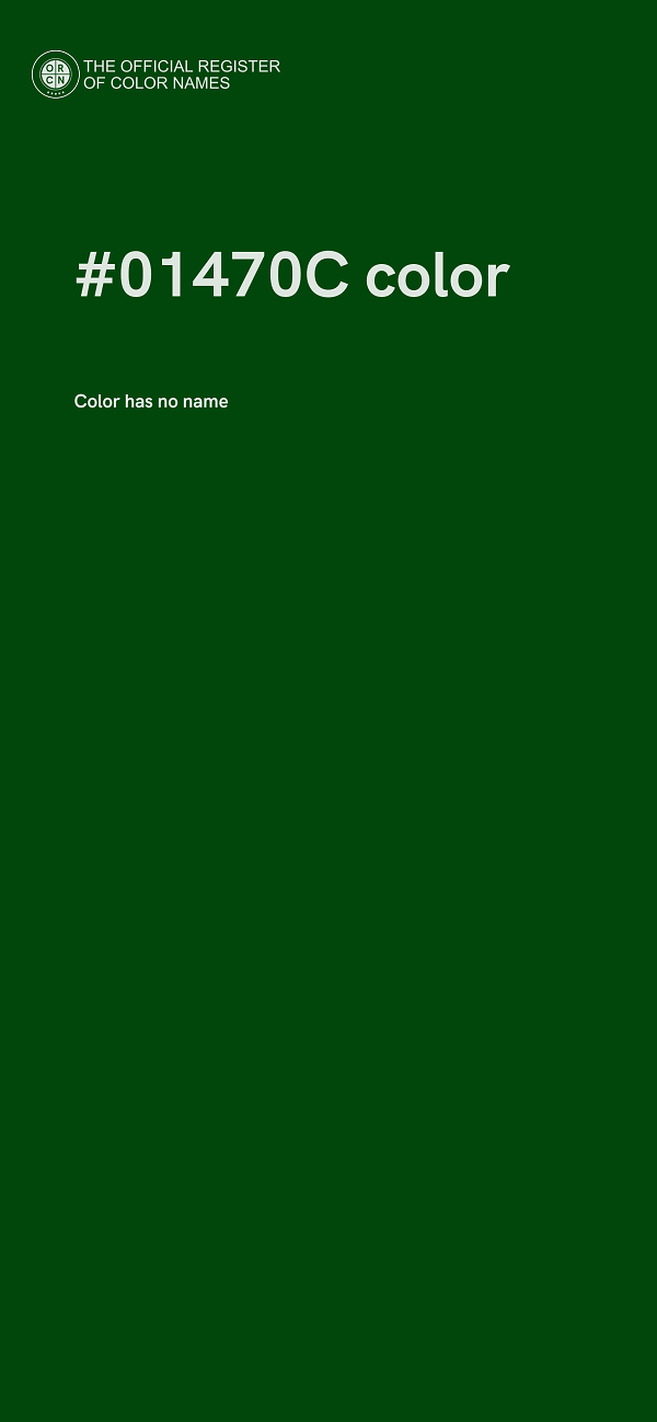#01470C color image