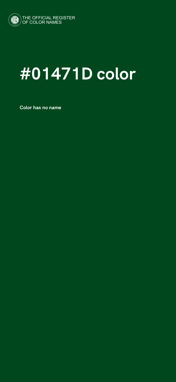 #01471D color image