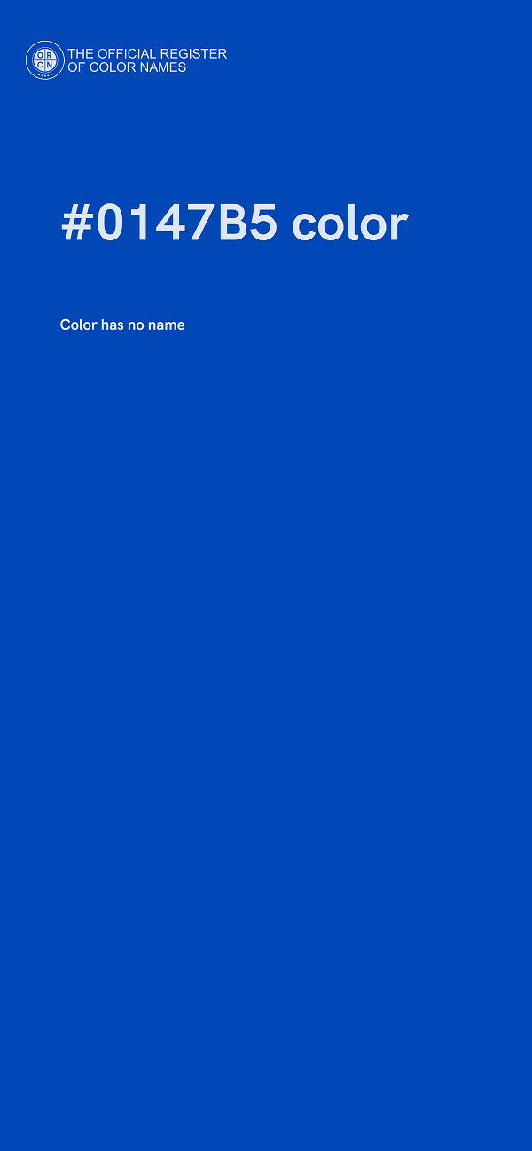 #0147B5 color image