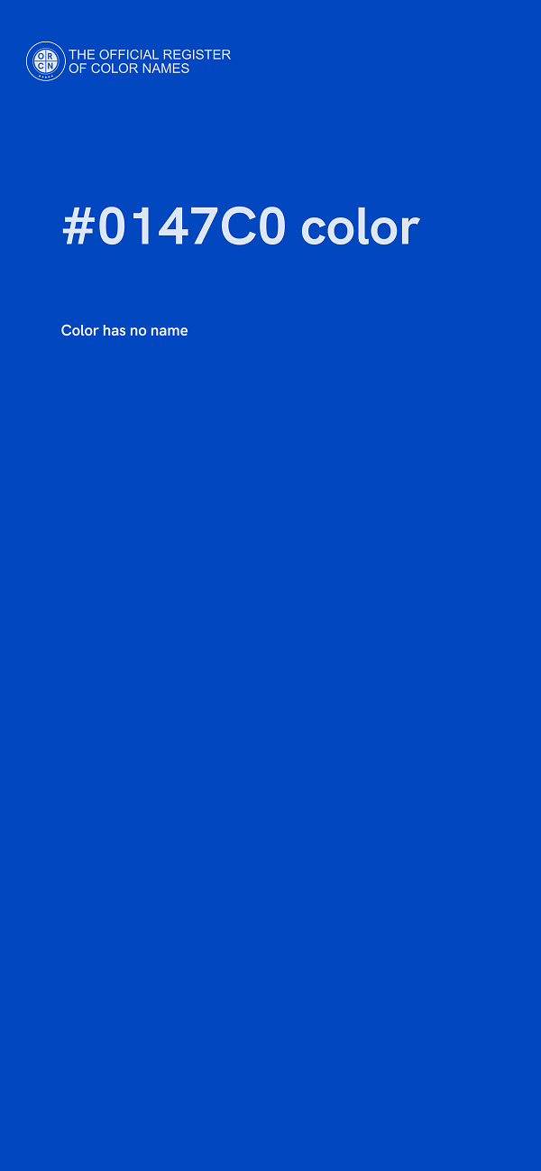 #0147C0 color image