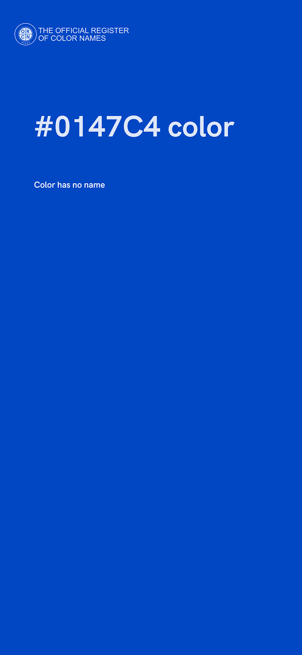 #0147C4 color image