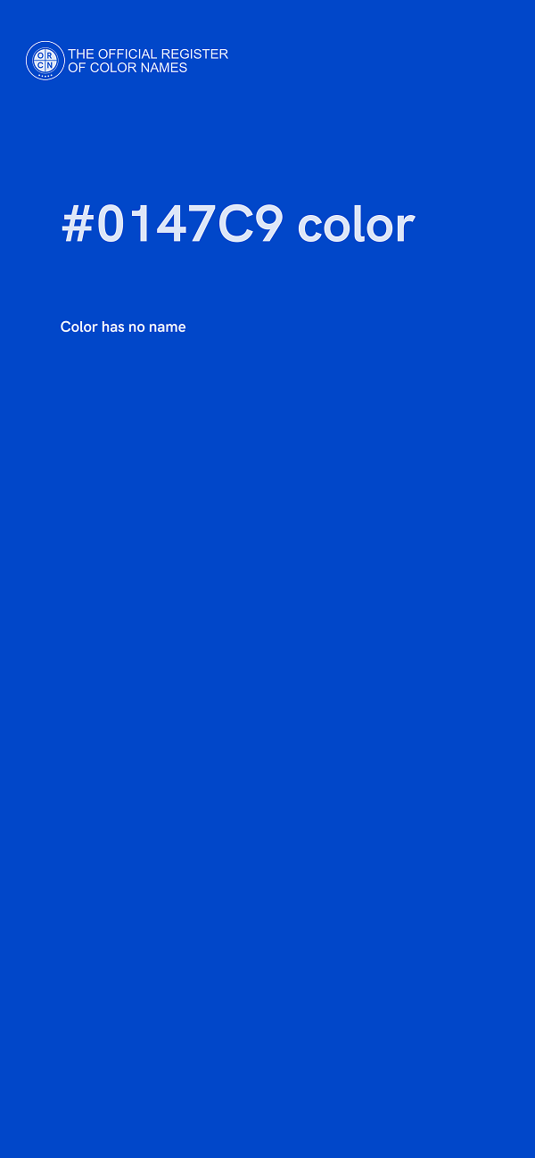 #0147C9 color image