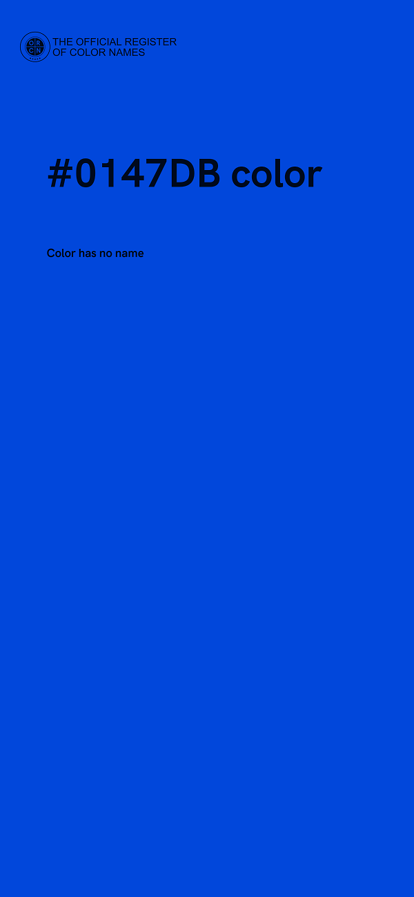 #0147DB color image