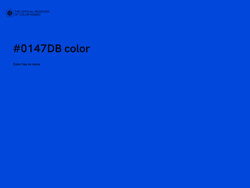 #0147DB color image