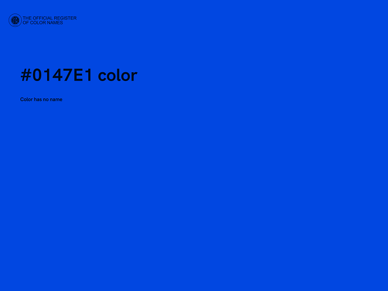 #0147E1 color image
